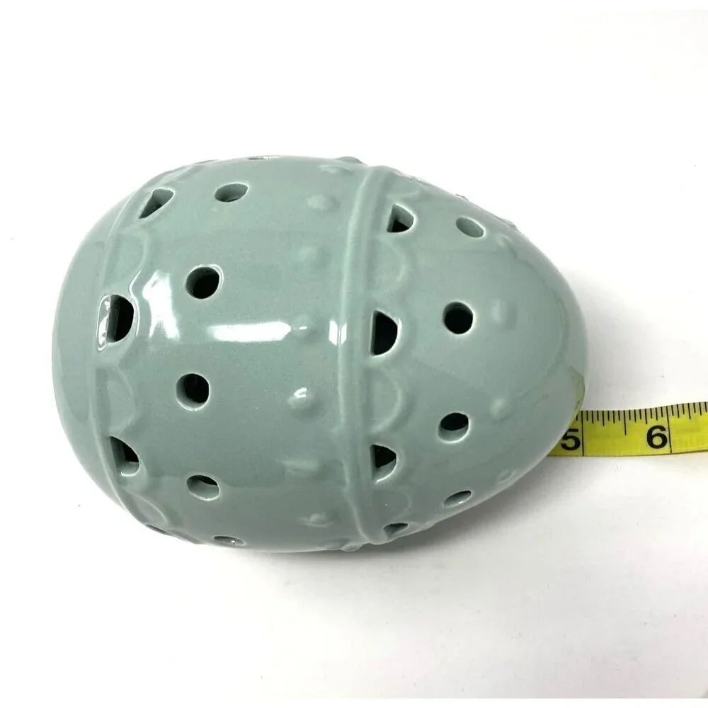 Target Decorative Green Ceramic Light Up Easter Egg